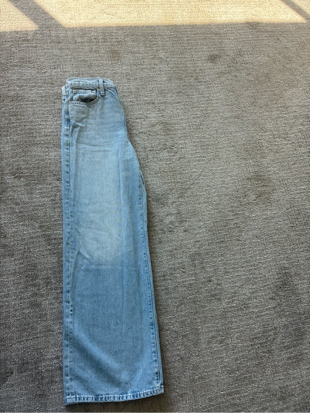 GAP Light Blue High-Rise Wide-Leg Jeans